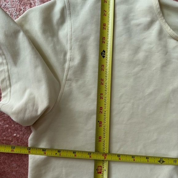 BYLT Mens Cream Drop Cut Short Sleeve Pocket Shirt Size L Stretch Classic Gym - Picture 8 of 8